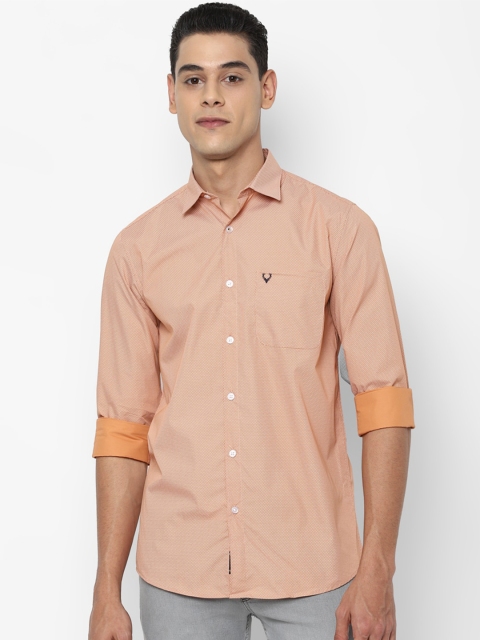 

Allen Solly Men Orange Slim Fit Casual Shirt