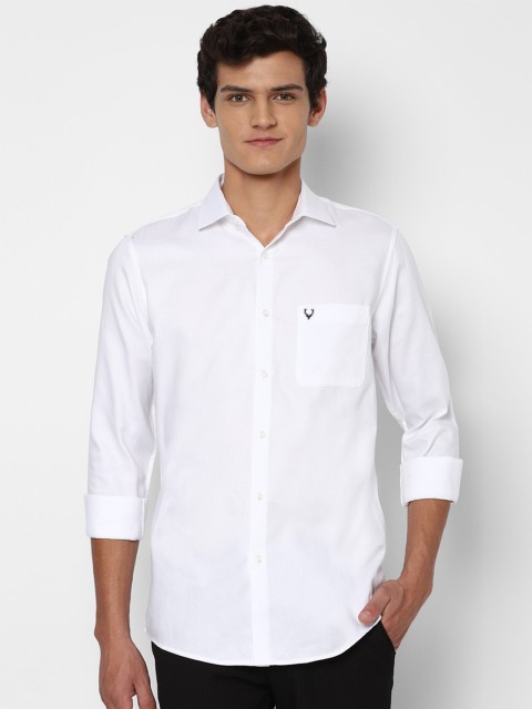 

Allen Solly Men White Slim Fit Casual Shirt