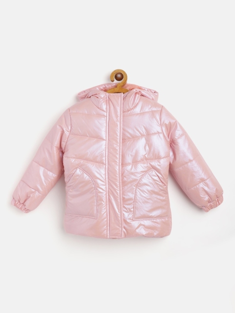 

GOJI Girls Peach-Coloured Puffer Jacket
