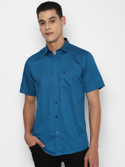 

Allen Solly Men Blue Slim Fit Casual Shirt