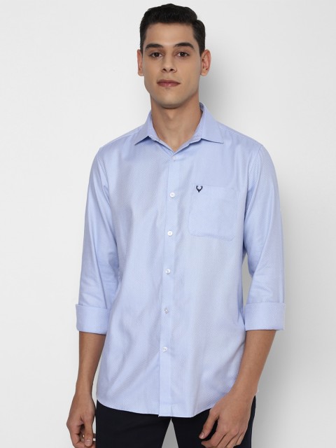 

Allen Solly Men Blue Slim Fit Casual Shirt