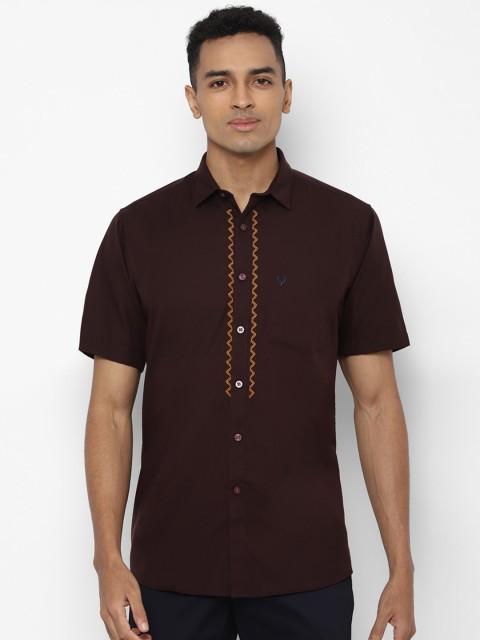 

Allen Solly Men Brown Slim Fit Casual Shirt