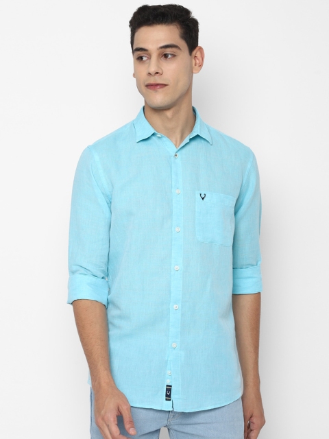 

Allen Solly Men Blue Slim Fit Casual Shirt
