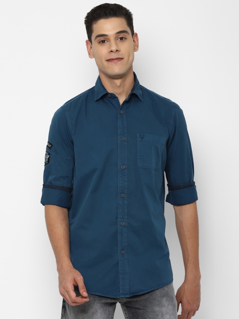 

Allen Solly Men Blue Slim Fit Cotton Casual Denim Shirt