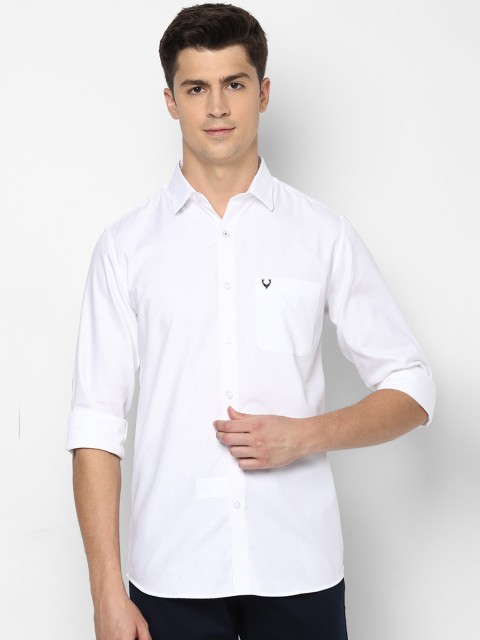 

Allen Solly Men White Slim Fit Casual Shirt