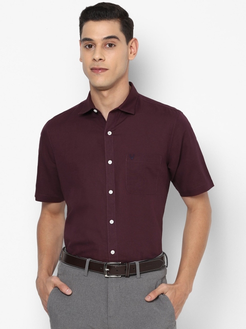 

Allen Solly Men Maroon Slim Fit Casual Shirt