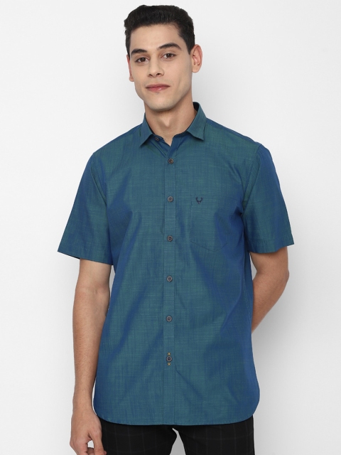 

Allen Solly Men Blue Slim Fit Pure Cotton Casual Shirt