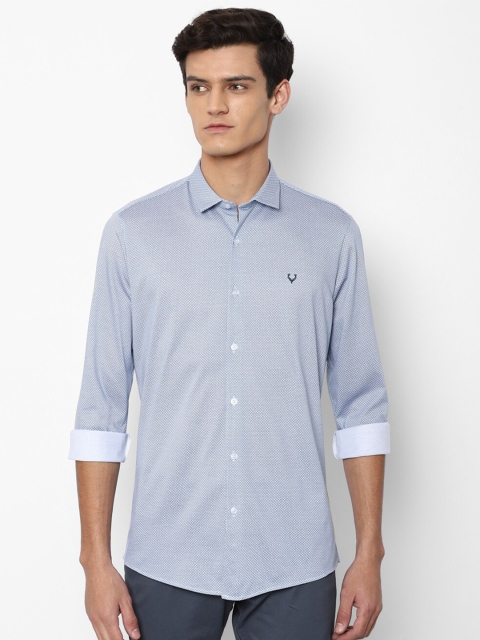 

Allen Solly Men Blue Slim Fit Printed Casual Shirt