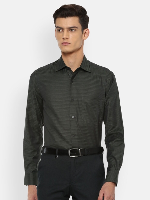 

Louis Philippe Gods & Kings Men Green Printed Formal Shirt