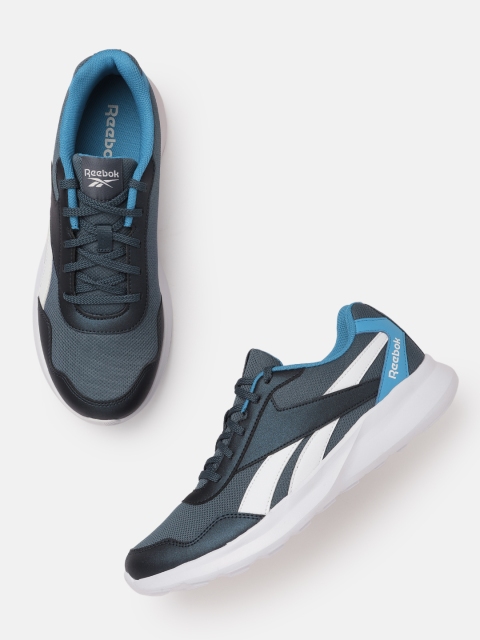 

Reebok Men Teal Blue Woven Design Ree Fusion Running Shoes