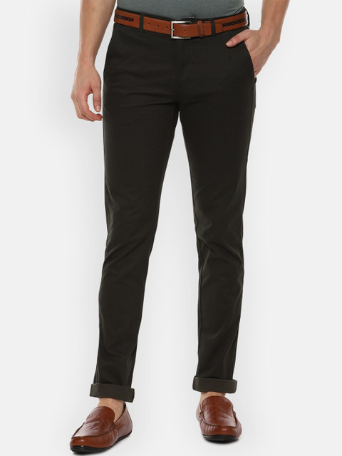 

Van Heusen Sport Men Black Slim Fit Trousers