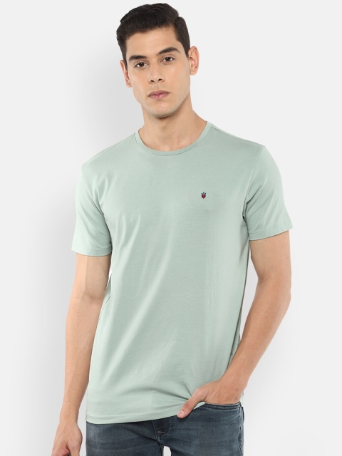 

Louis Philippe Jeans Men Green Applique Slim Fit T-shirt