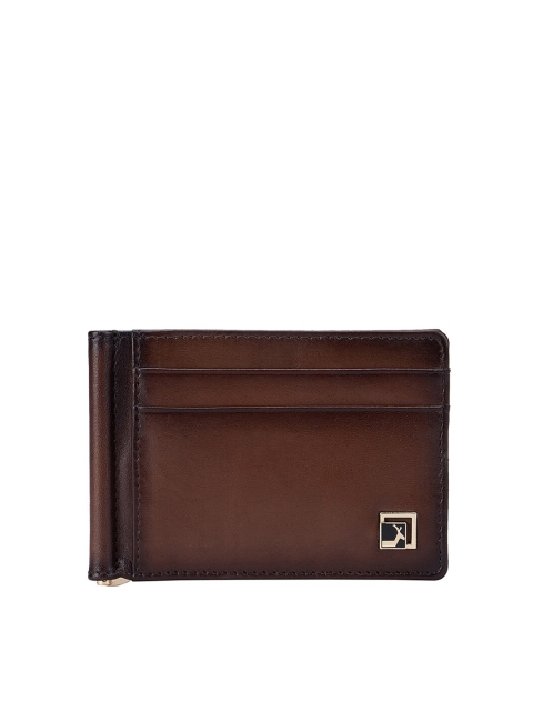 

Da Milano Men Brown Solid Two Fold Wallet