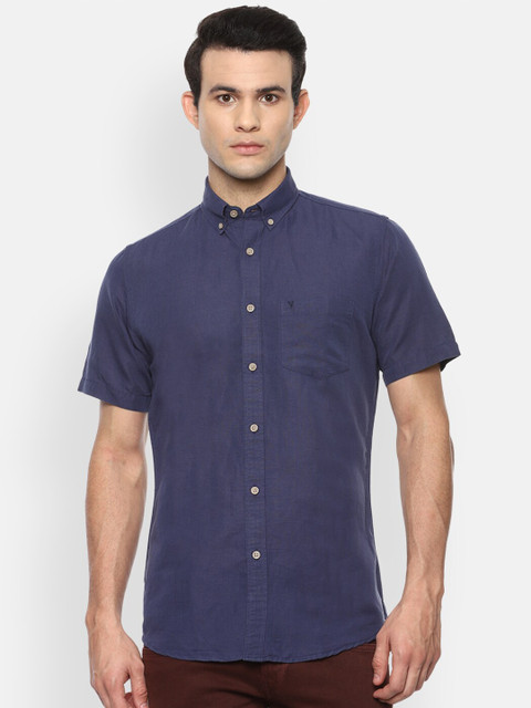 

Van Heusen Sport Men Navy Blue Slim Fit Casual Shirt