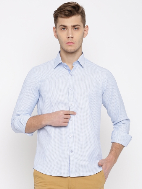 

Urban Nomad Men Blue Regular Fit Self-Design Casual Shirt