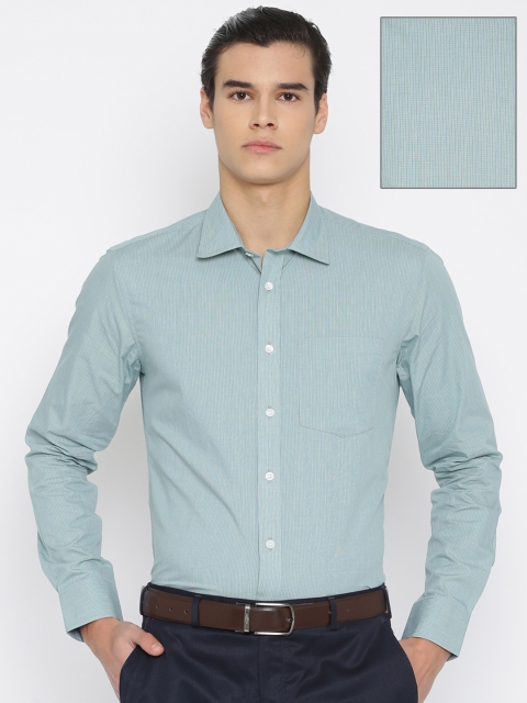 

Urban Nomad Men Green Checked Slim Fit Formal Shirt