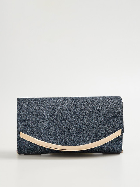 

CODE by Lifestyle Navy Blue Embellished Swagger Sling Bag