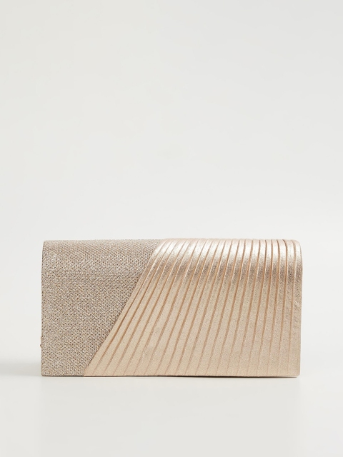 

CODE by Lifestyle Beige Textured Structured Sling Bag