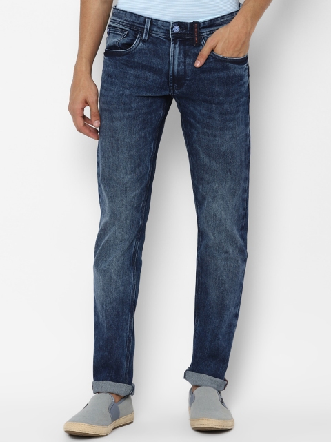 

Allen Solly Men Navy Blue Skinny Fit Heavy Fade Jeans