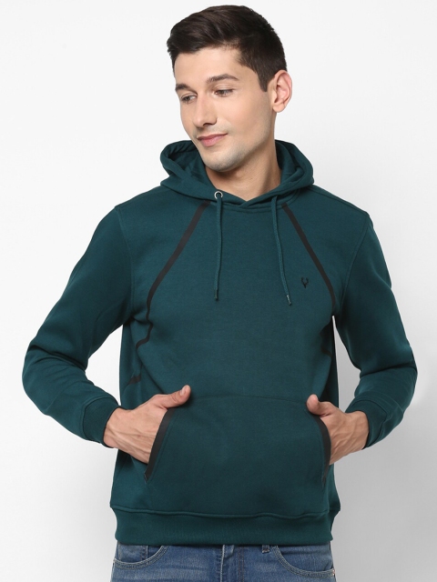 

Allen Solly Men Green Hooded Sweatshirt