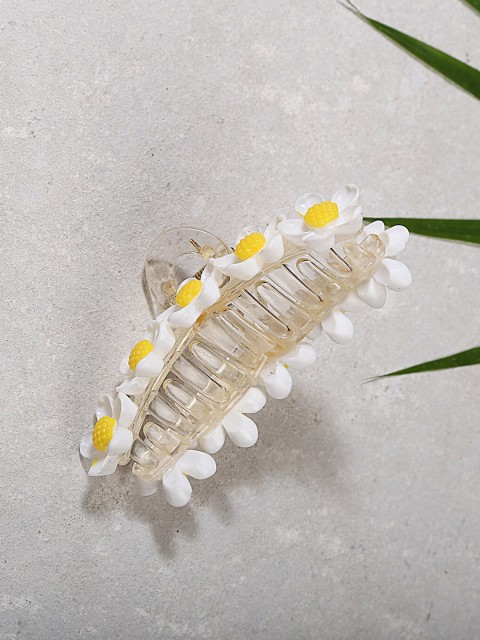 

Lilly & sparkle Women Black & Yellow Embellished Claw Clip