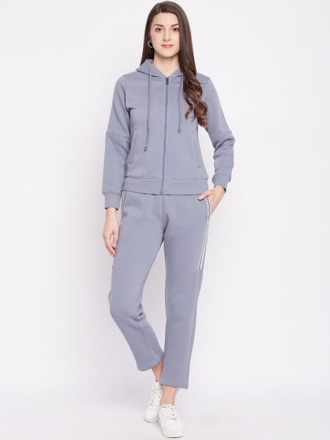 

Okane Women Blue Solid Tracksuit