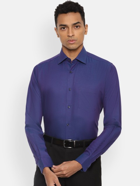 

Van Heusen Men Blue Formal Shirt
