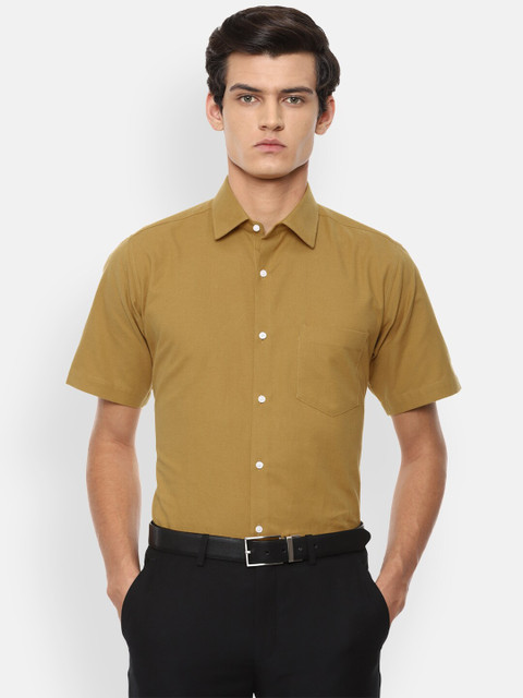 

Van Heusen Men Khaki Formal Shirt