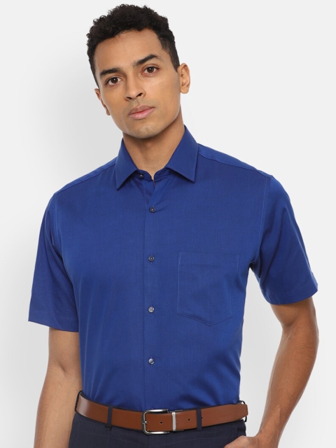 

Van Heusen Men Blue Formal Shirt