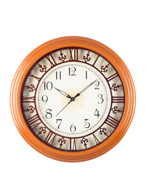 

eCraftIndia White 34.2 cm Analogue Wall Clock