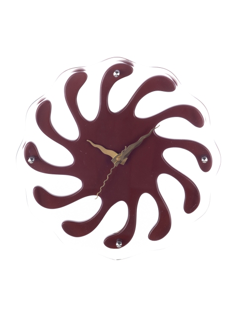 

eCraftIndia Maroon 30.4 cm x 30.4 cm Analogue Wall Clock