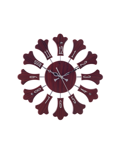 

eCraftIndia Brown 38.1 cm x 38.1 cm Analogue Wall Clock
