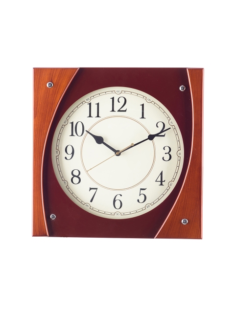 

eCraftIndia White 33 cm x 33 cm Analogue Wall Clock