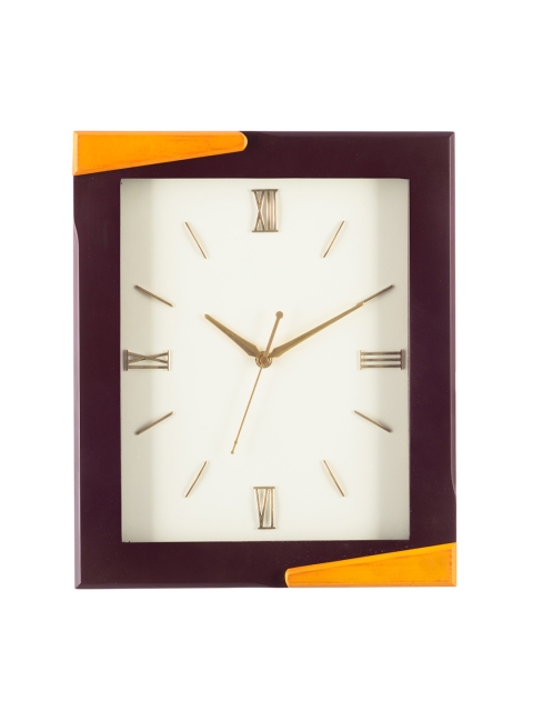 

eCraftIndia Off-White 31.6 cm x 25.4 cm Analogue Wall Clock