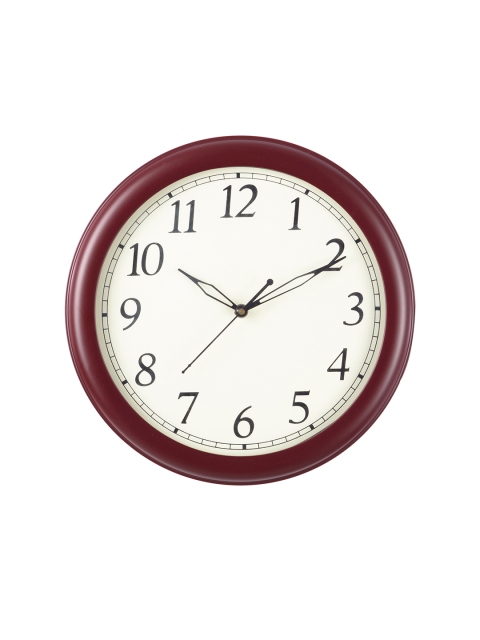 

eCraftIndia White Dial Wooden Premium Decorative 27.94 cm Analogue Wall Clock
