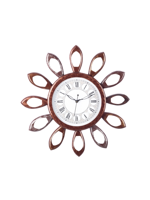 

eCraftIndia White 53.3 cm x 53.3 cm Analogue Wall Clock