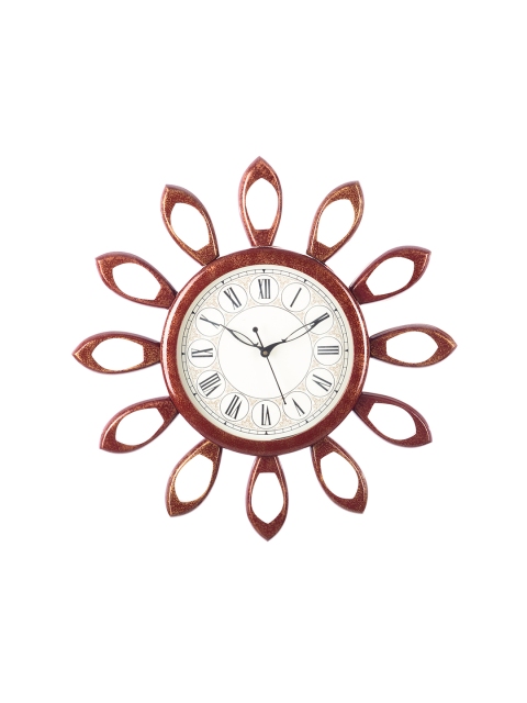 

eCraftIndia Off-White 53.3 cm x 53.3 cm Analogue Wall Clock