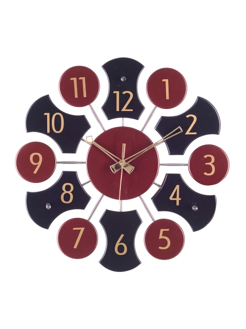

eCraftIndia Navy & Maroon Dial 38.1 cm Analogue Wall Clock, Navy blue
