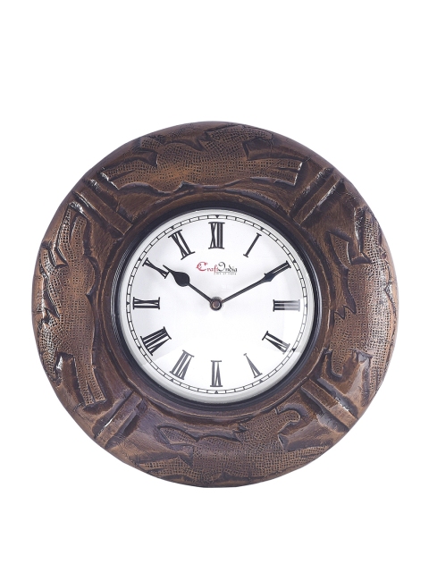 

eCraftIndia White Dial Handcrafted 29 cm Analogue Wall Clock