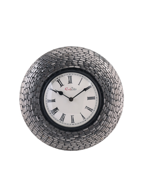 

eCraftIndia White Dial Premium 29 cm Handcrafted Analog Wall Clock