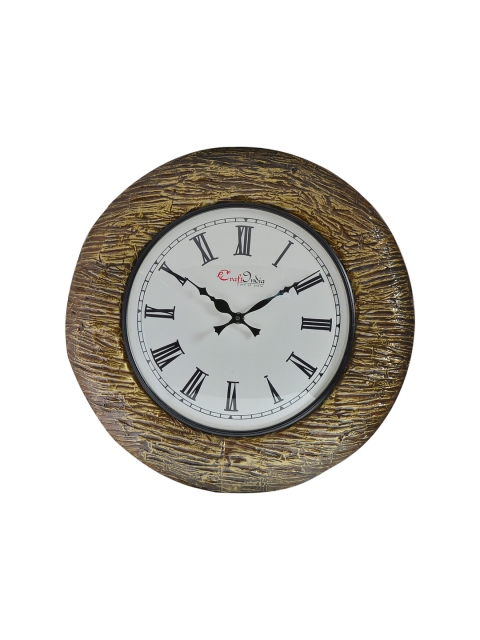 

eCraftIndia White Dial Handcrafted 45 cm Analogue Wall Clock