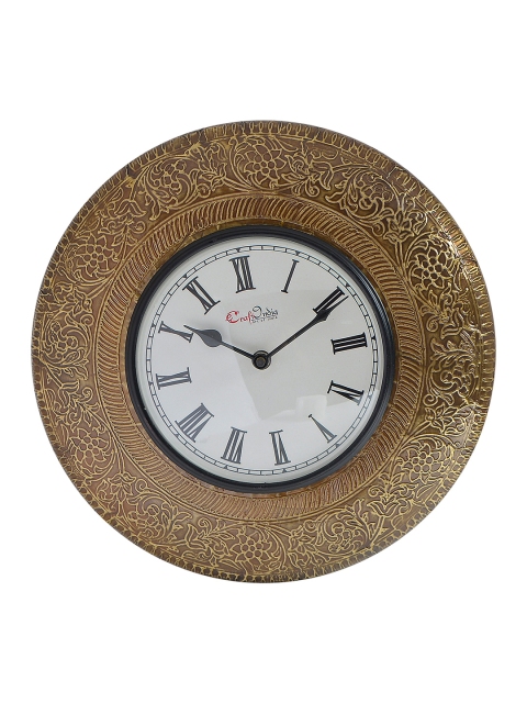 

eCraftIndia White Dial Premium 29 cm Handcrafted Analog Wall Clock