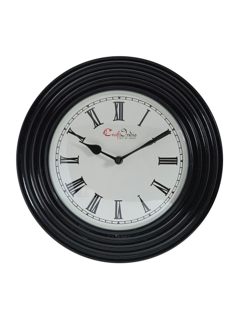 

eCraftIndia White Dial Premium 29 cm Handcrafted Analog Wall Clock