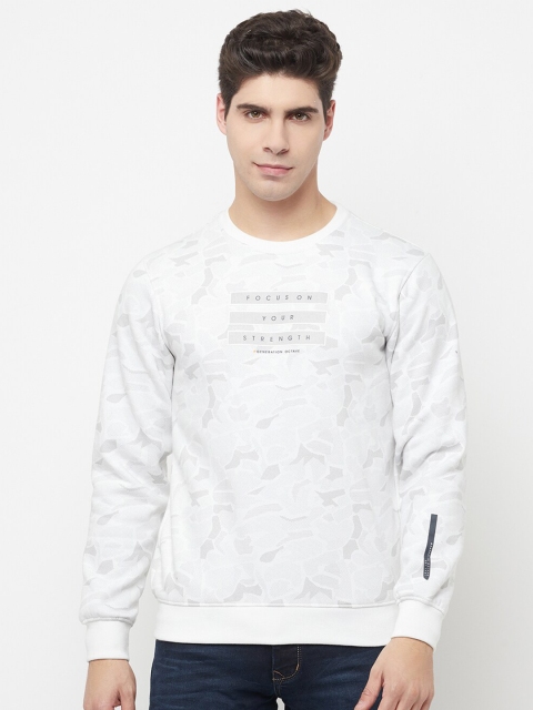 

Octave Men White Sweatshirt