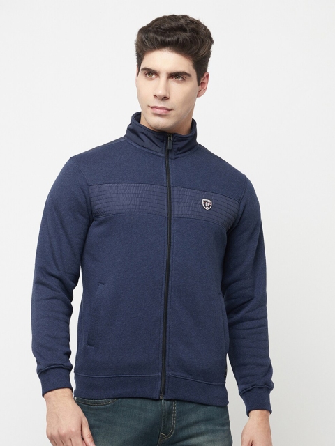 

Octave Men Blue Solid Sweatshirt