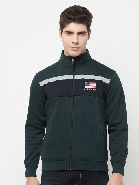 

Octave Men Green Sweatshirt