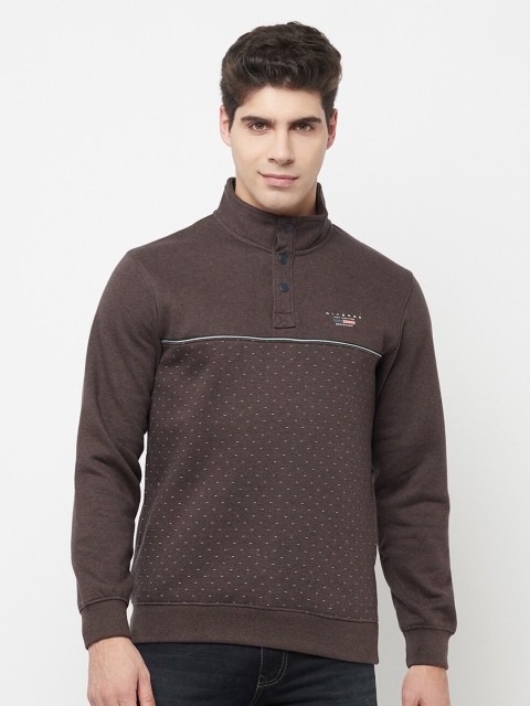 

Octave Men Brown Sweatshirt