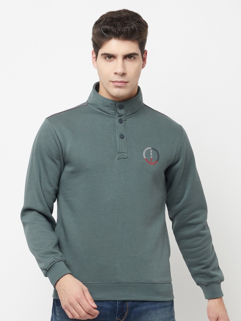 

Octave Men Olive Green Sweatshirt