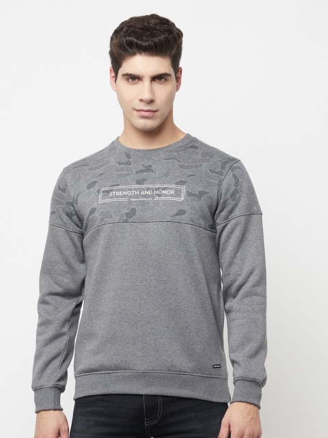 

Octave Men Grey Sweatshirt