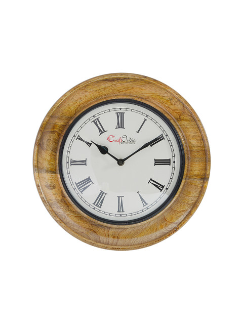 

eCraftIndia White Dial Handcrafted 29 cm Analogue Wall Clock